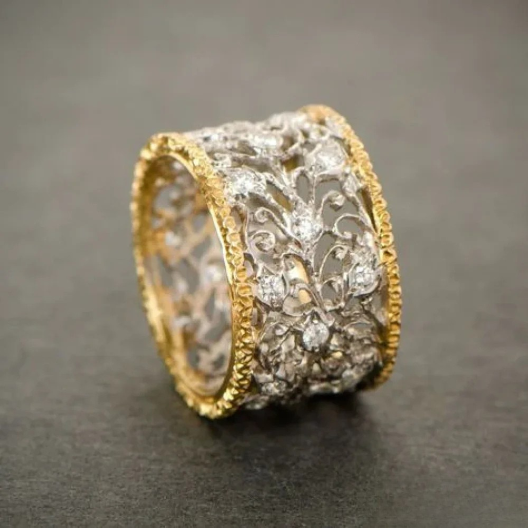 Bague Ivy en Zirkonia Vintage