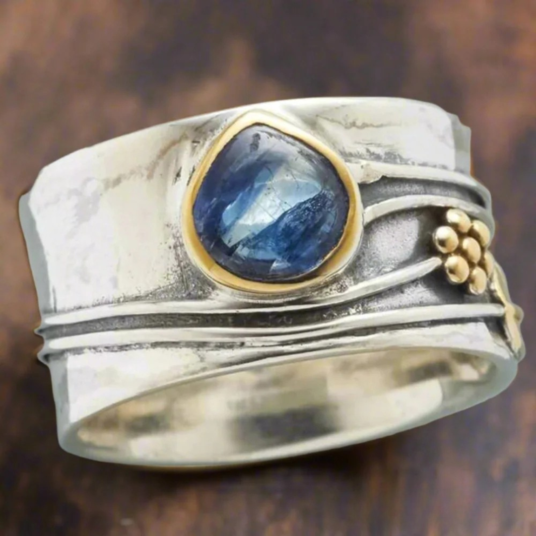 Bague de Méditation en Pierre Précieuse Bohème