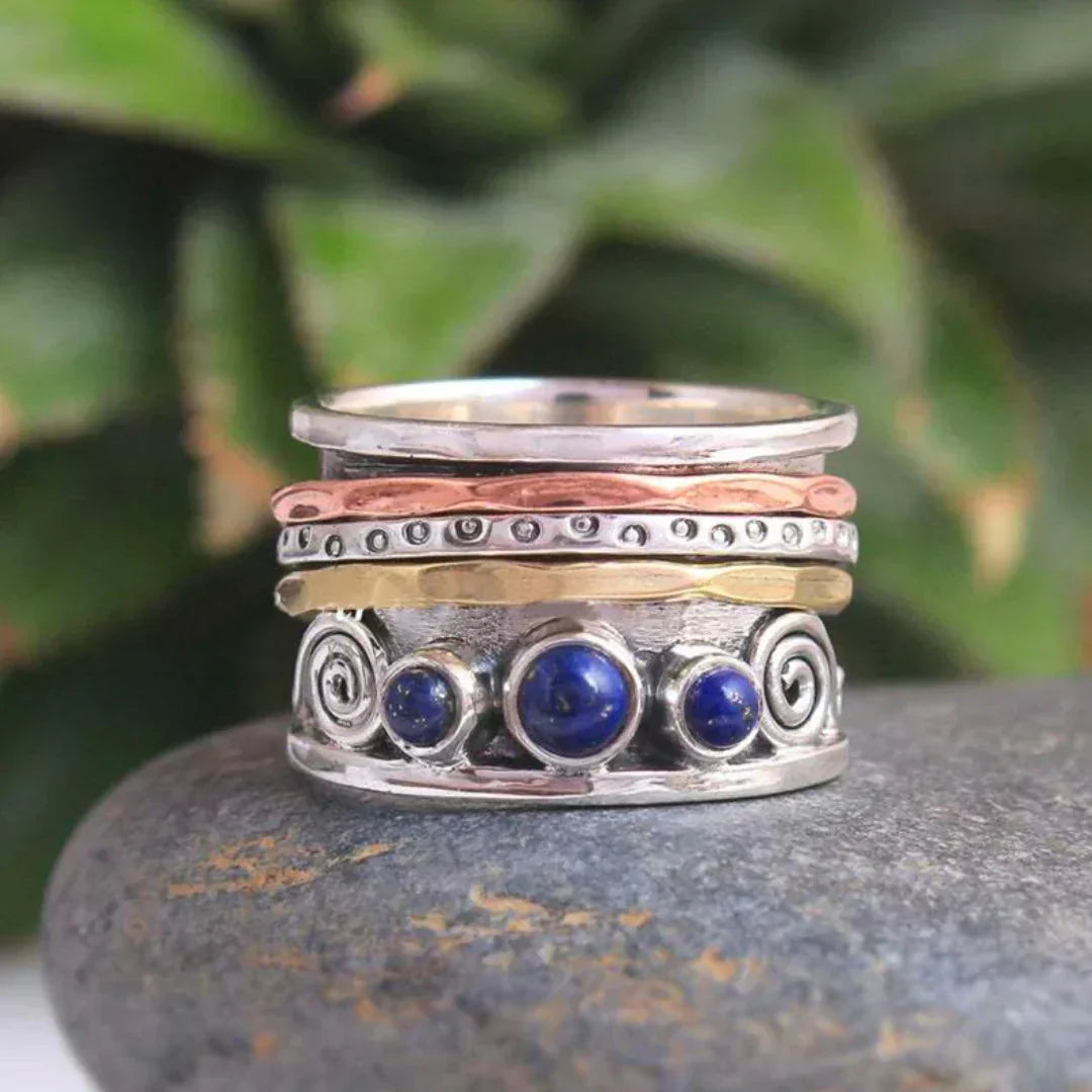 Bague de Méditation Saphir Bohémienne
