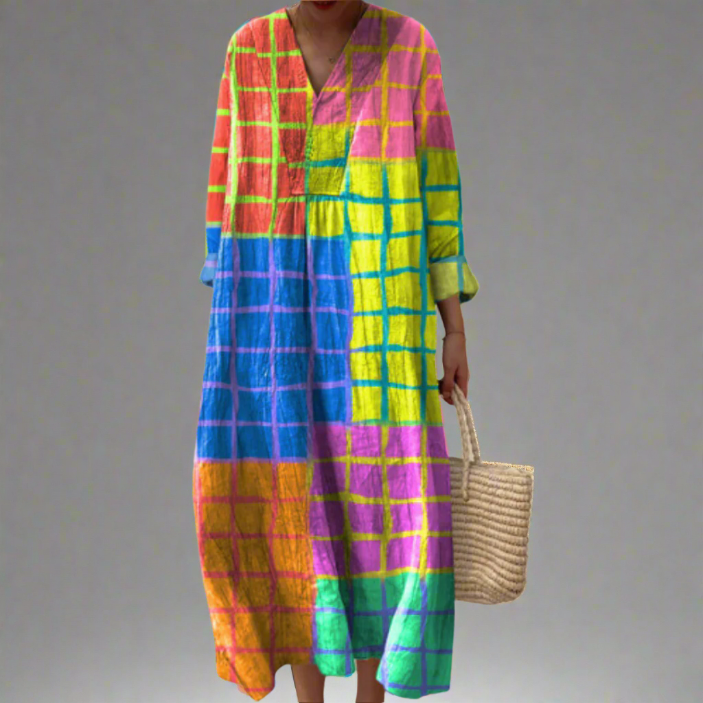 Morgane™ | Céline robe géométrique élégante