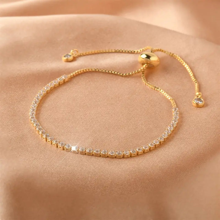 Bracelet de Tennis Ajustable Melly