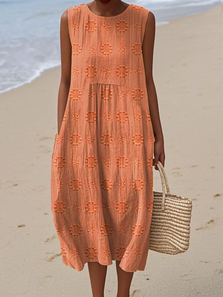 Morgane | Cotton Floral Dress