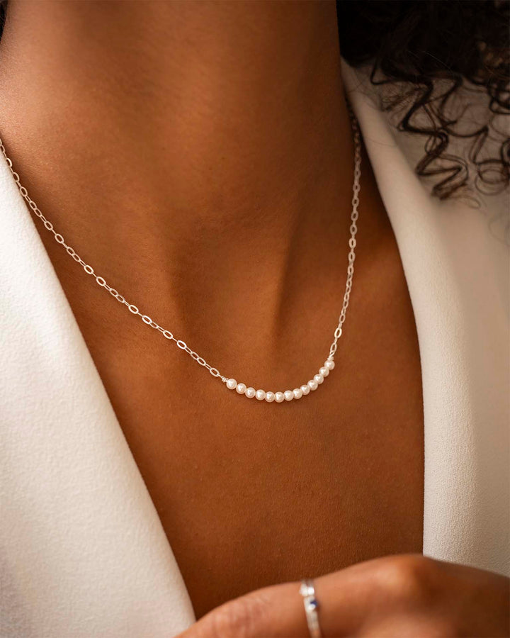 Collier en Perles Personnalisé Anja en Argent