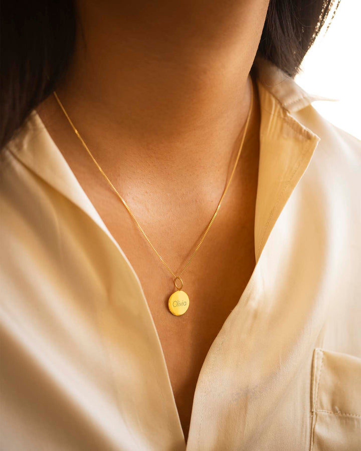 Collier Personnalisé avec Nom Sia en Or