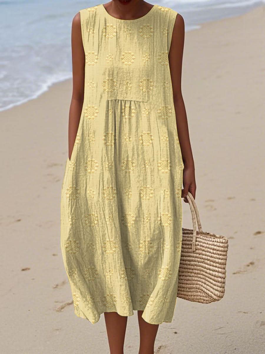 Morgane | Cotton Floral Dress