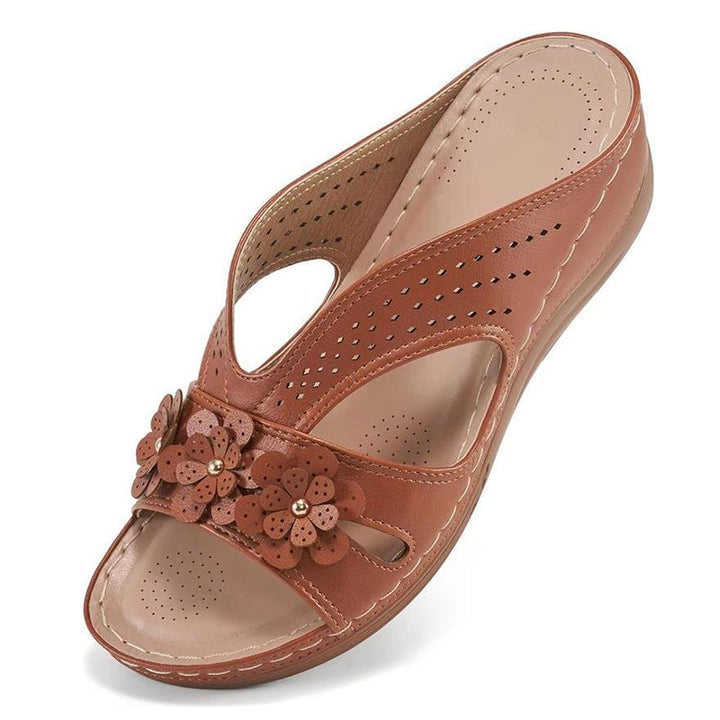 Carol | Floral Orthopedic Sandals