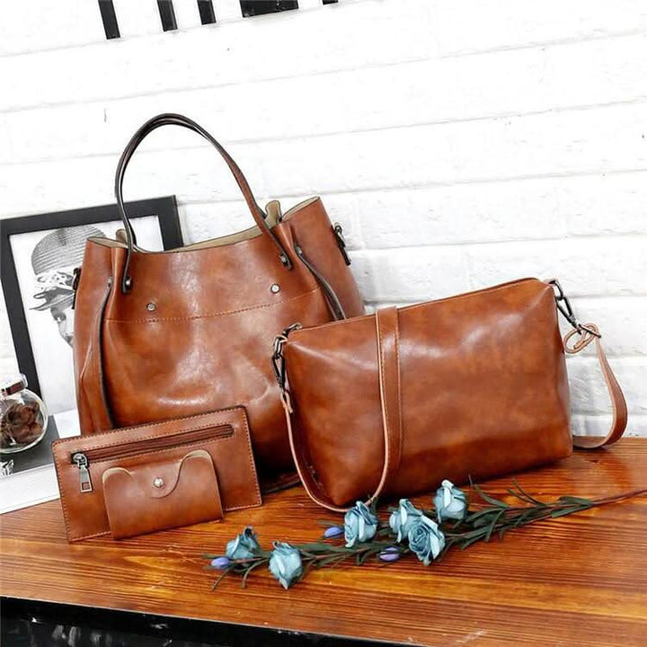 Morgane™| Riley Set de sacs Vintage 4 pièces
