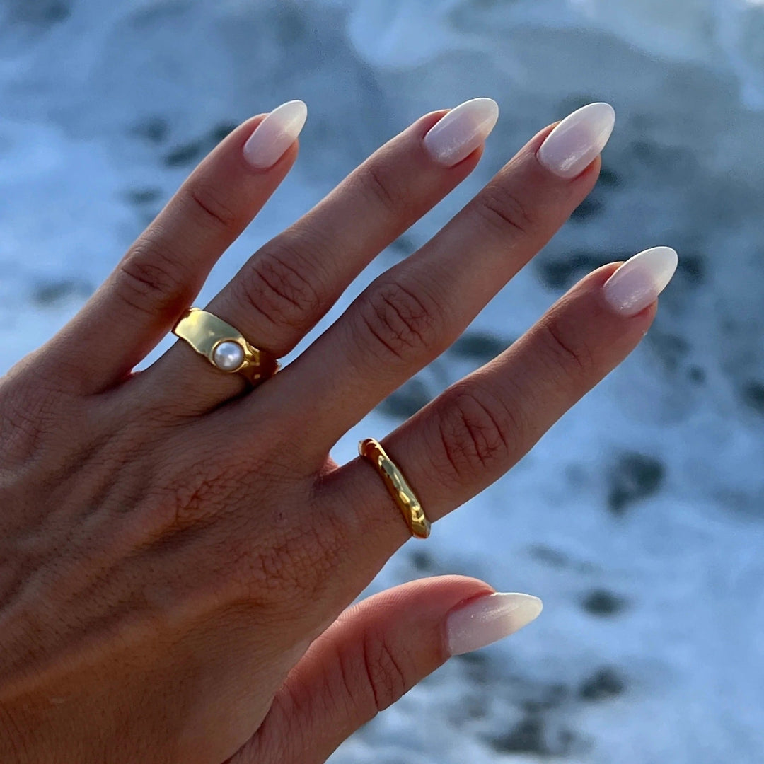 Bague en Perle Lava de Oro