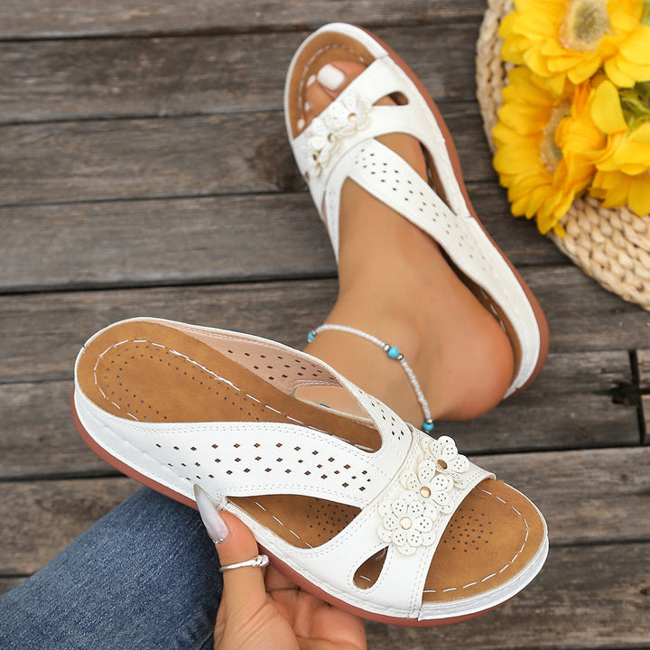 Carol | Floral Orthopedic Sandals