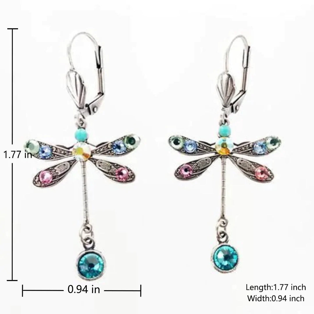 Boucles d'oreilles en forme de libellule élégantes