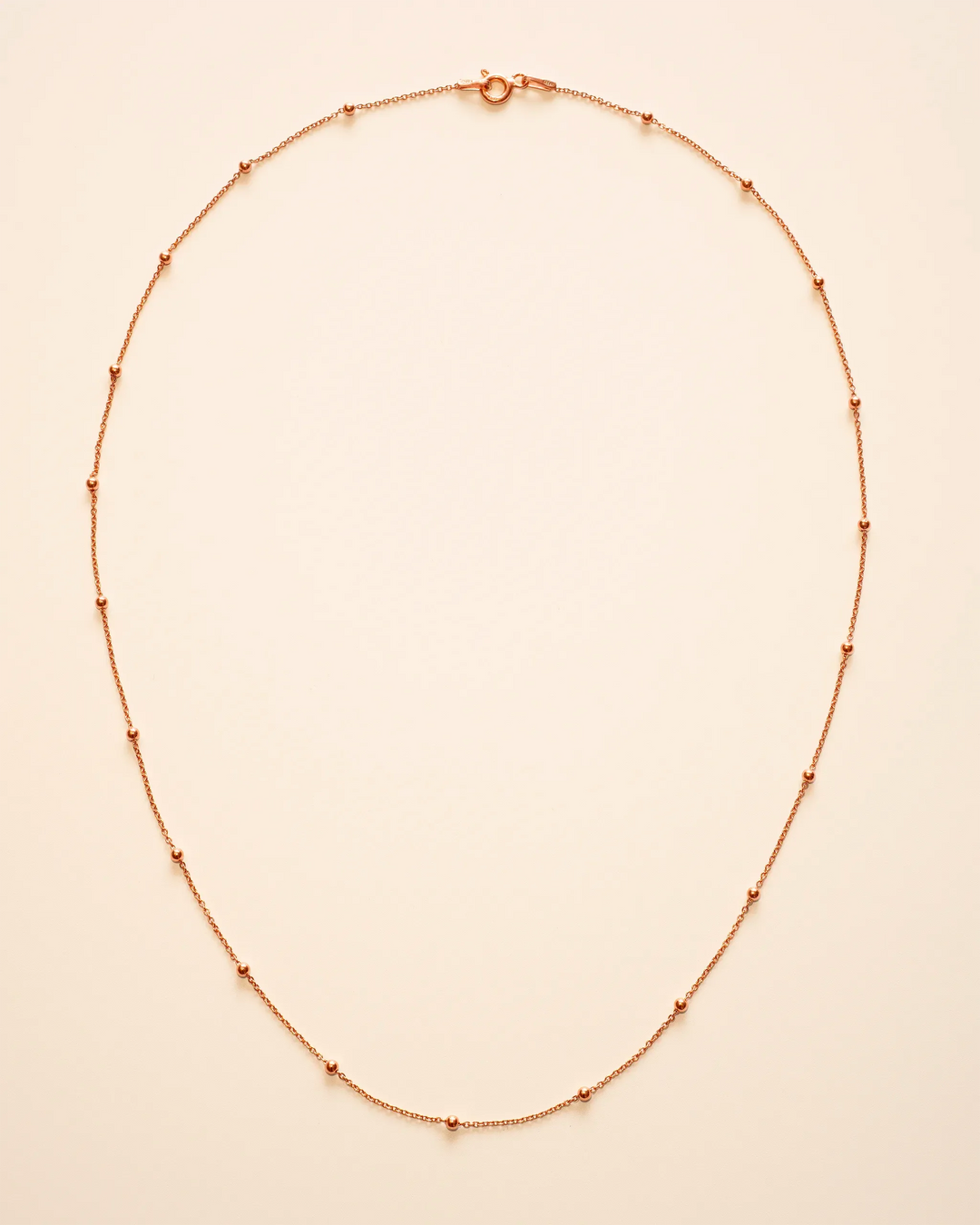 Collier Chaîne Satellite en Or Rose