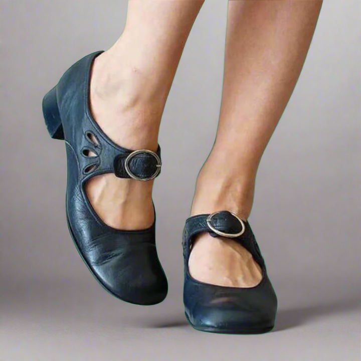 Camille | Orthopedic leather sandals with comfortable wedge sole