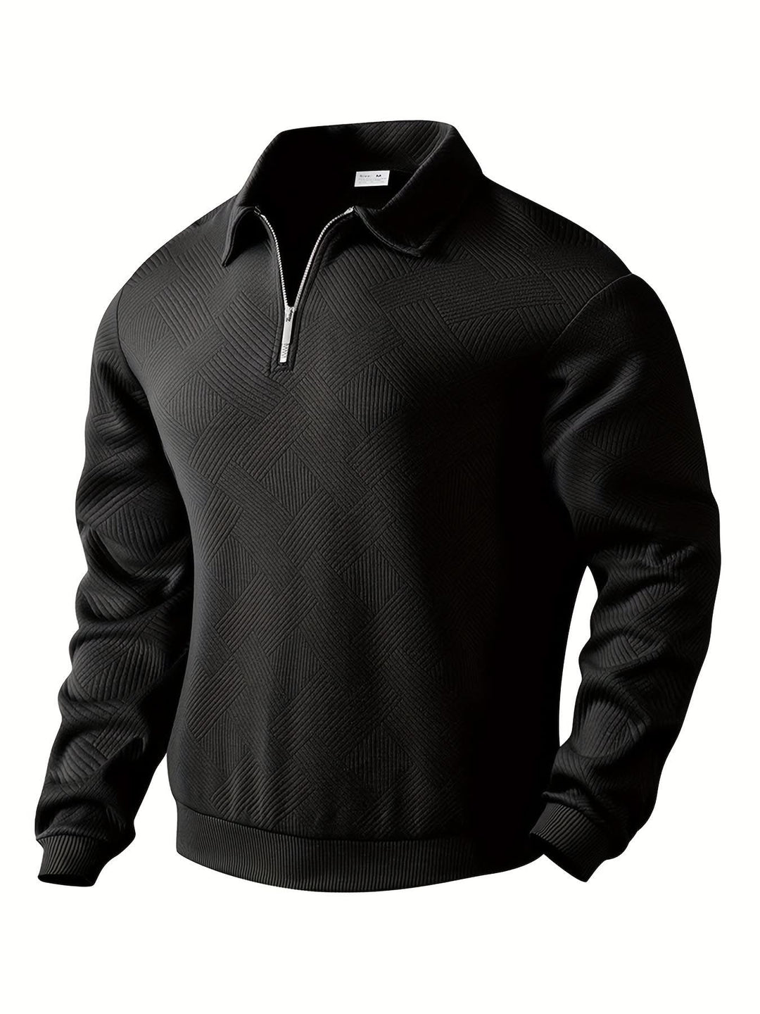 Morgan™ – Oliver Pull zippé vintage à motifs géométriques