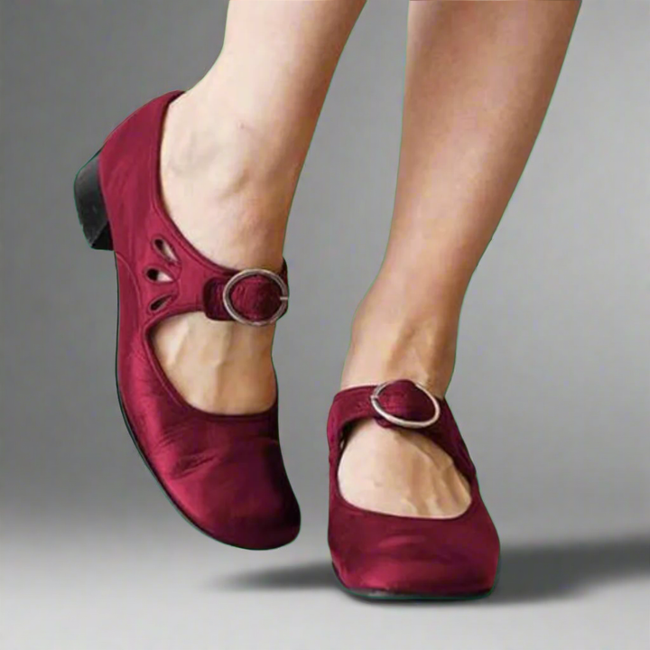 Camille | Orthopedic leather sandals with comfortable wedge sole