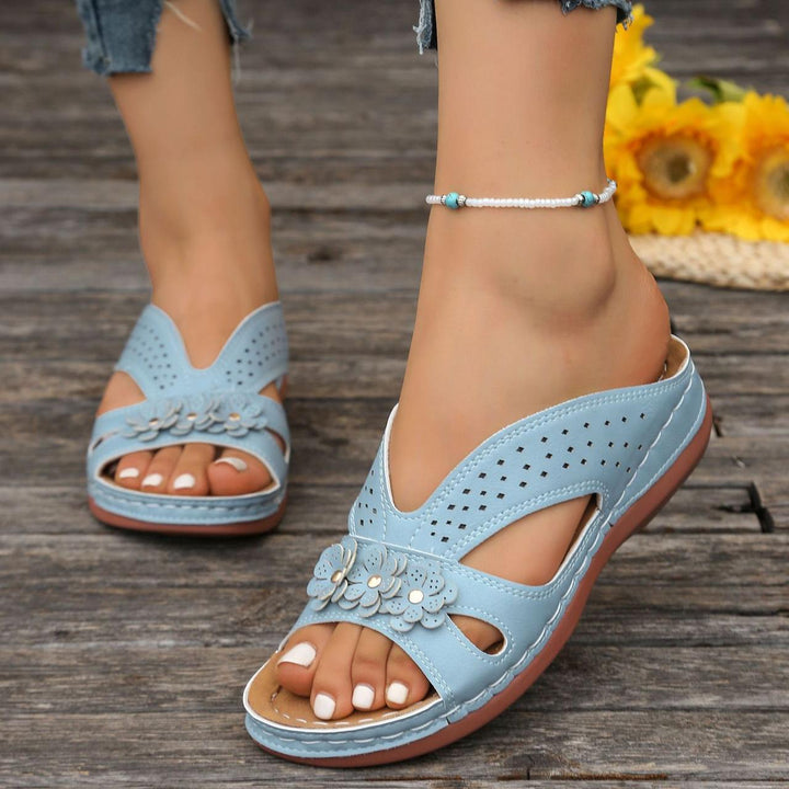 Carol | Floral Orthopedic Sandals