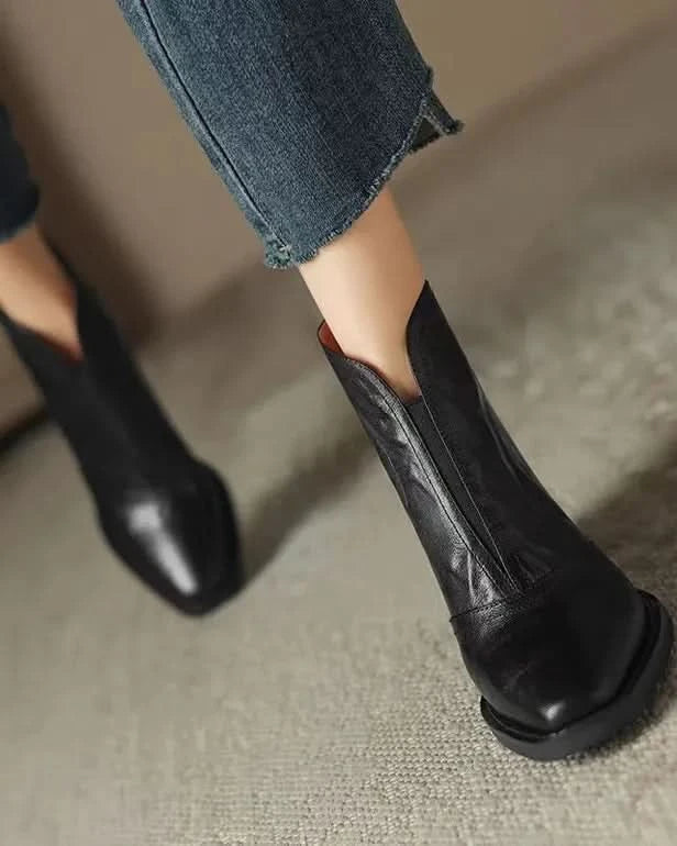 Morgane™| Bottines en cuir Everly