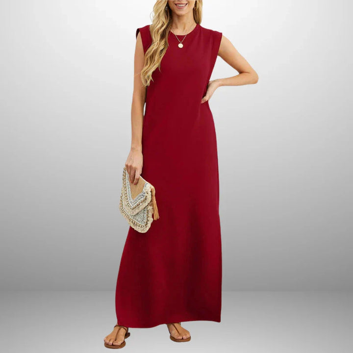 Louise | Robe longue fluide anti-rides