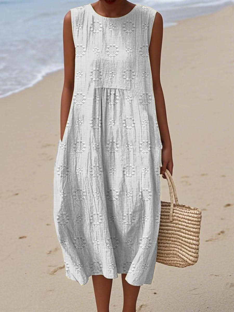 Morgane | Cotton Floral Dress