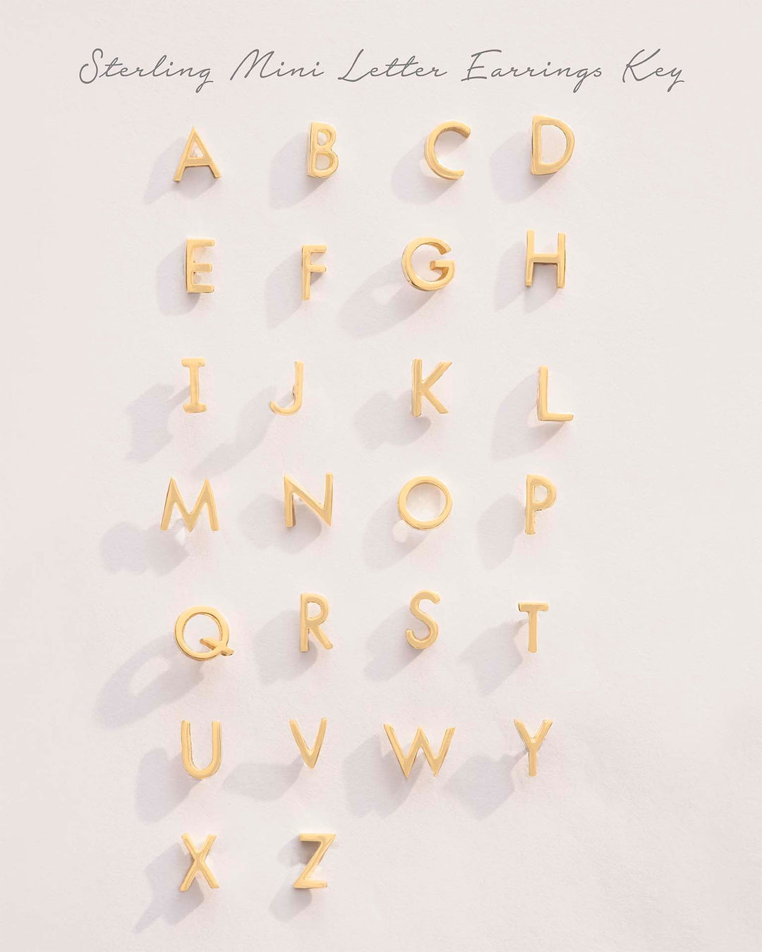 Collier Personnalisé en Lettre d'Or avec Pierre de Naissance