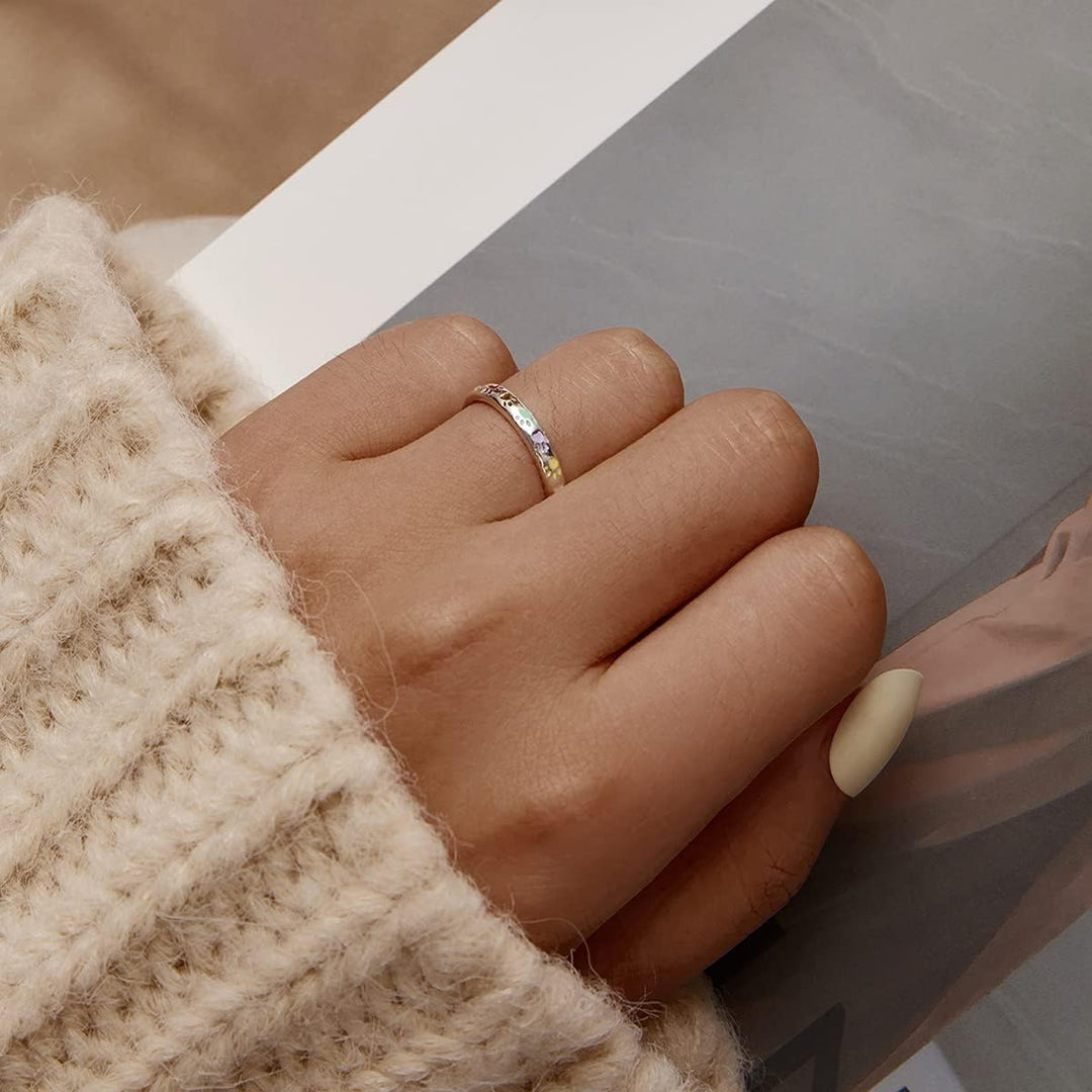 Bague en Argent Sterling avec Design de Patte