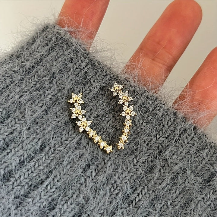 Boucles d'oreilles florales intemporelles