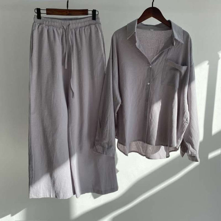 Morgane™ | Ensemble Coton-lin Élégance Confort