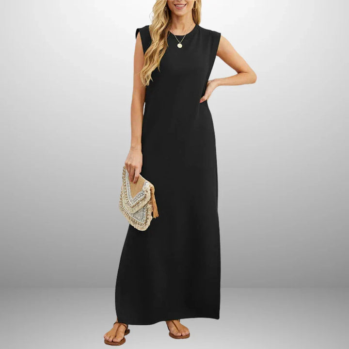 Louise | Robe longue fluide anti-rides