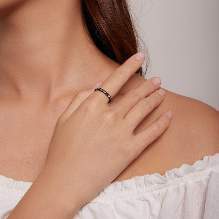 Bague en Argent Sterling avec Design de Patte