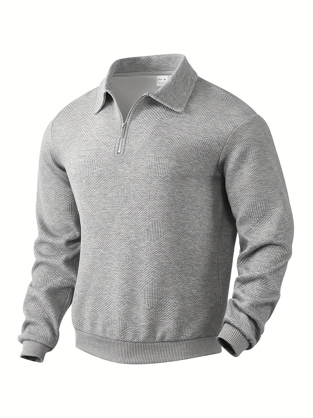 Morgan™ – Oliver Pull zippé vintage à motifs géométriques