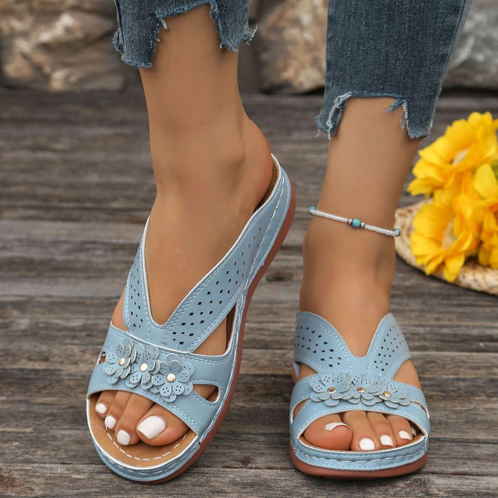 Carol | Floral Orthopedic Sandals