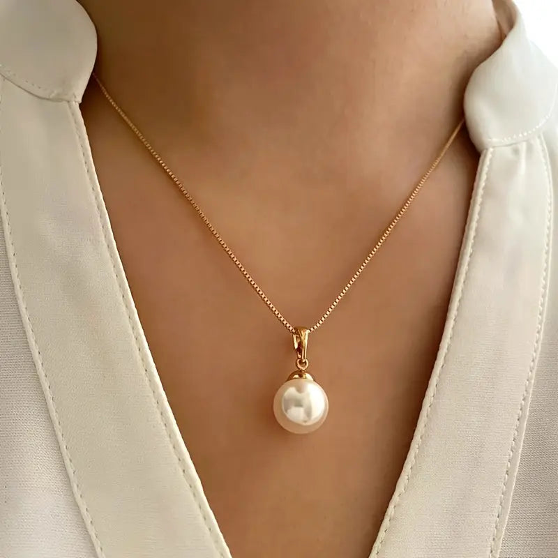 Ensemble de Bijoux en Perles Dorées