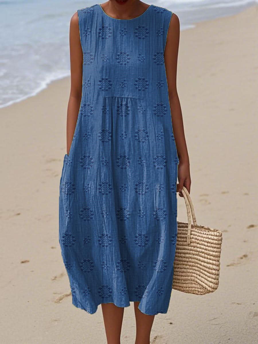 Morgane | Cotton Floral Dress