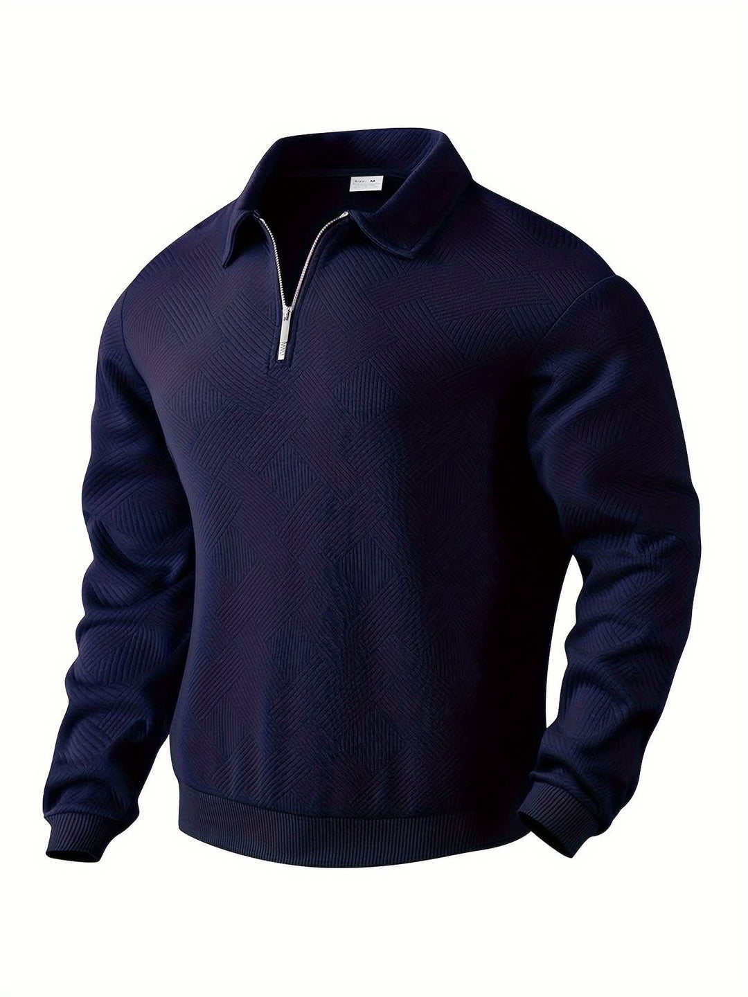 Morgan™ – Oliver Pull zippé vintage à motifs géométriques