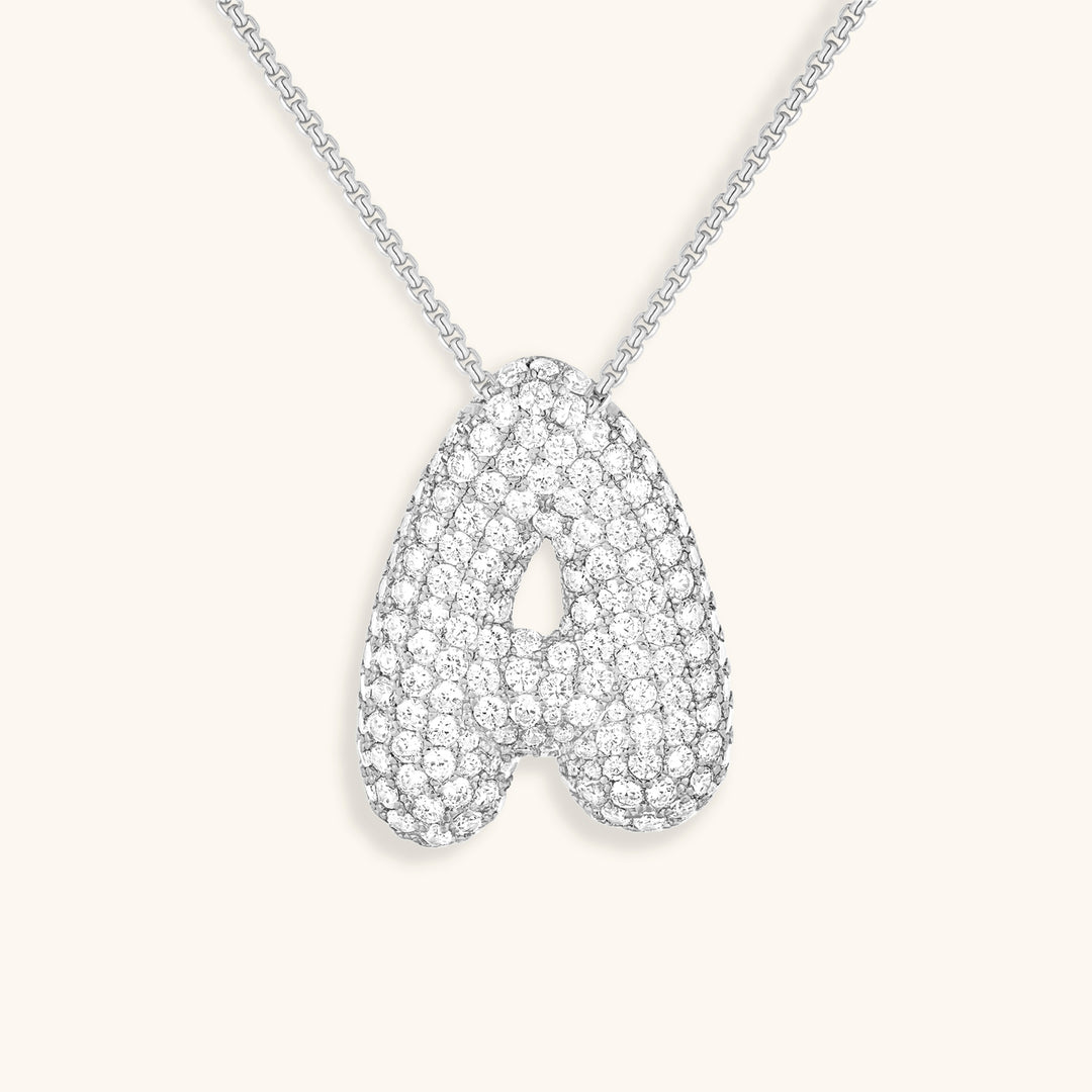 Collier Initiales Hailey Bubble