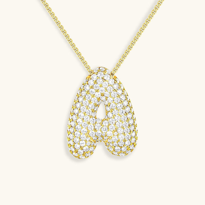 Collier Initiales Hailey Bubble
