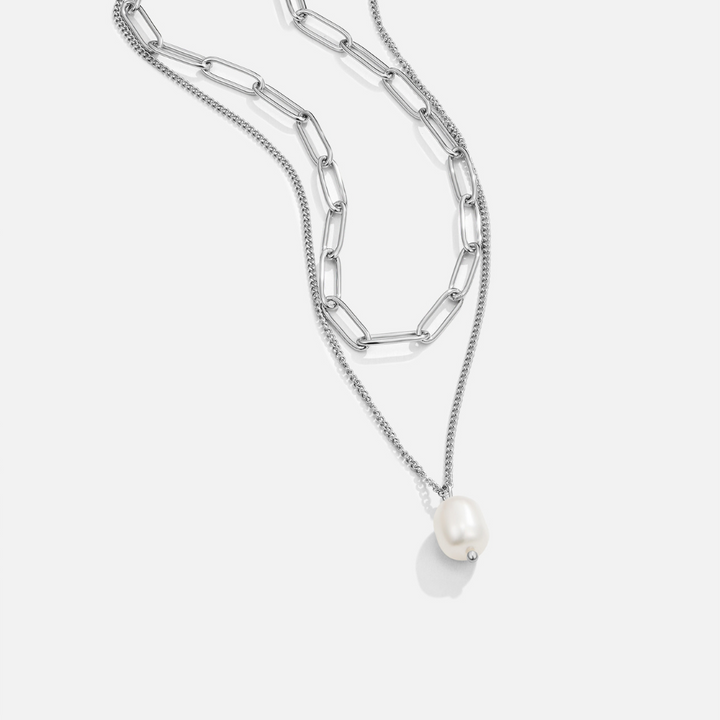 Collier en argent Angela Perlen