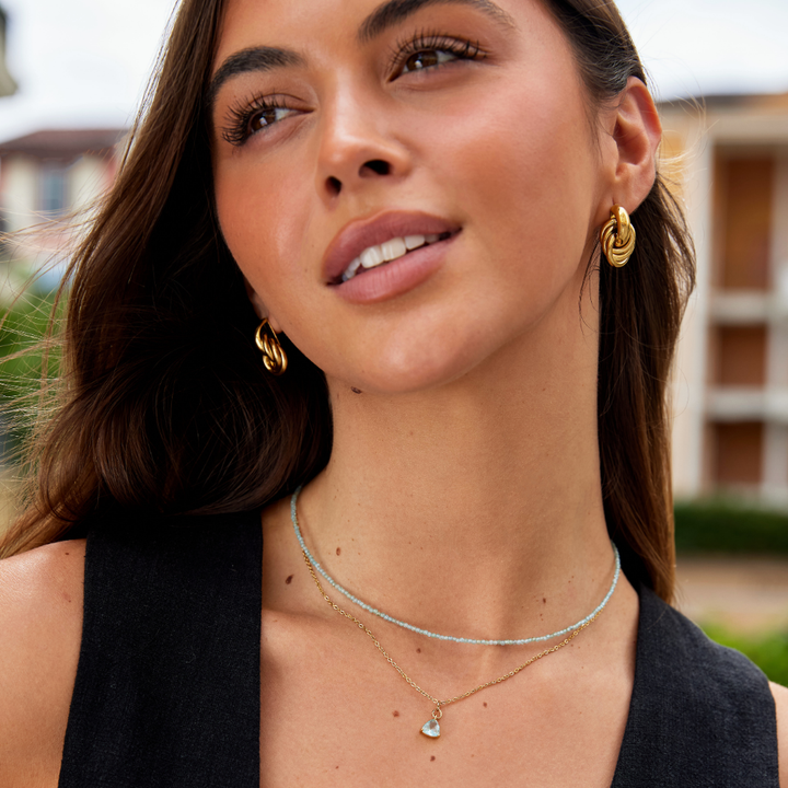 Collier de perles en apatite