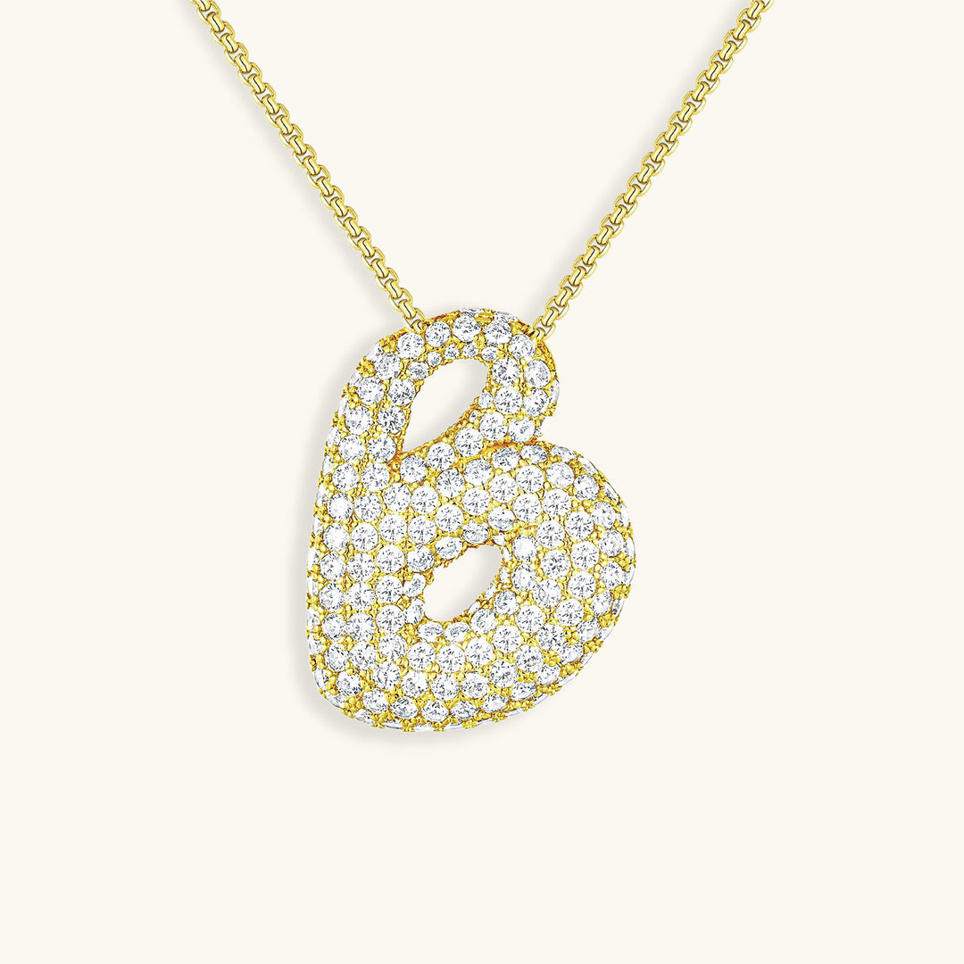 Collier Initiales Hailey Bubble