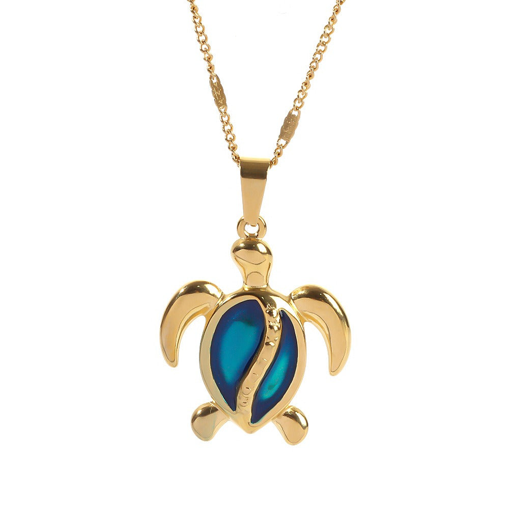 Collier Tortue Bleue Rêves Océaniques