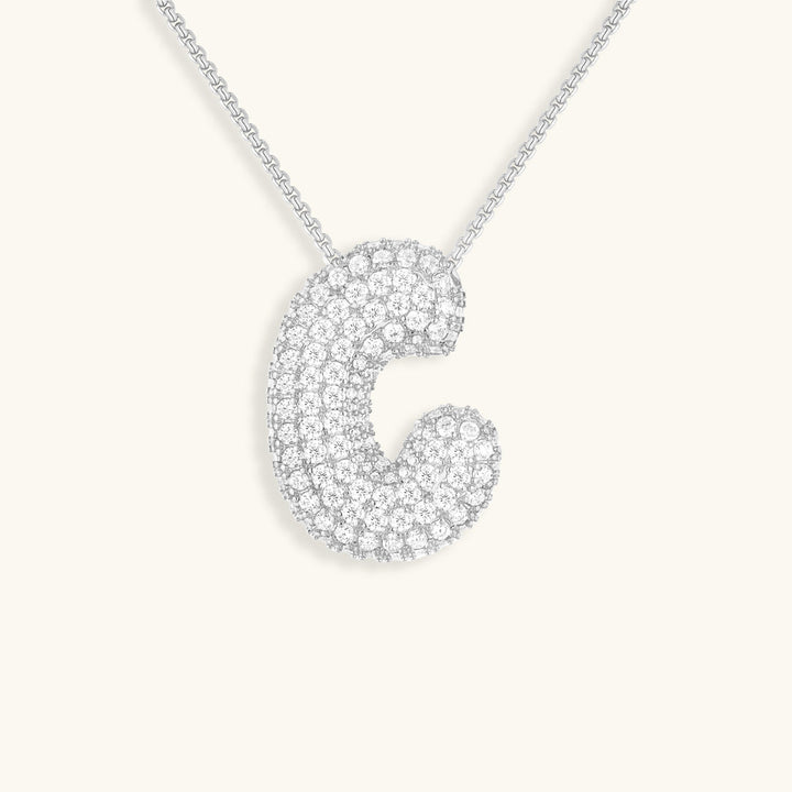 Collier Initiales Hailey Bubble
