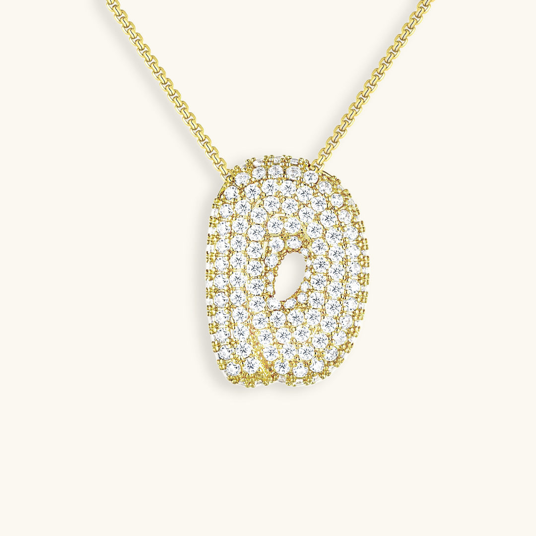 Collier Initiales Hailey Bubble
