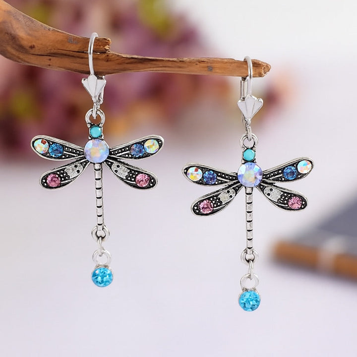 Boucles d'oreilles en forme de libellule élégantes