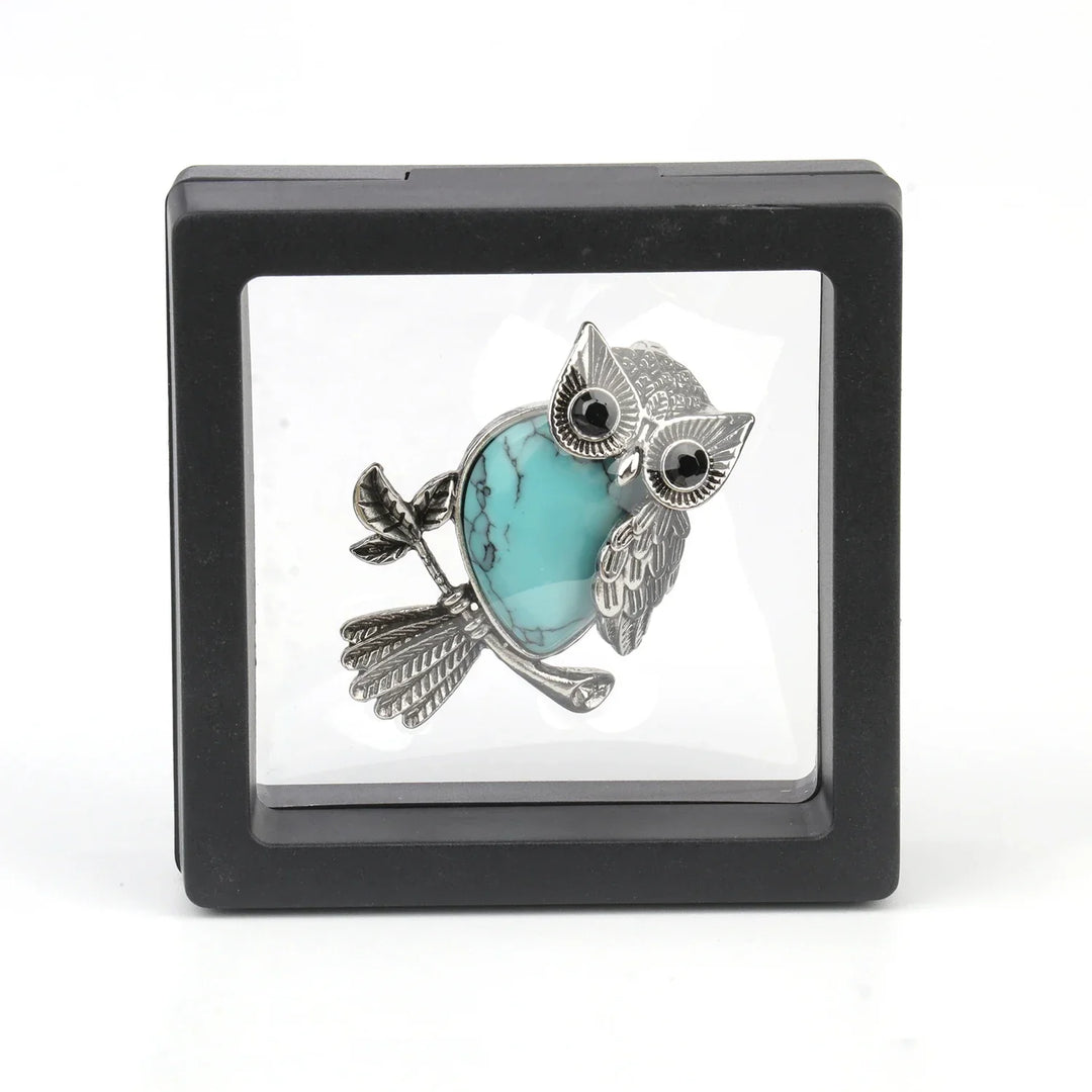 Pendentif en Cristal de Hibou Sagesse