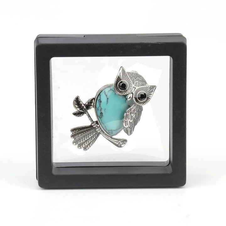 Pendentif en Cristal de Hibou Sagesse