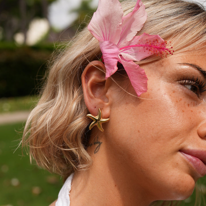 Boucles d'oreilles Mini Étoile de Mer