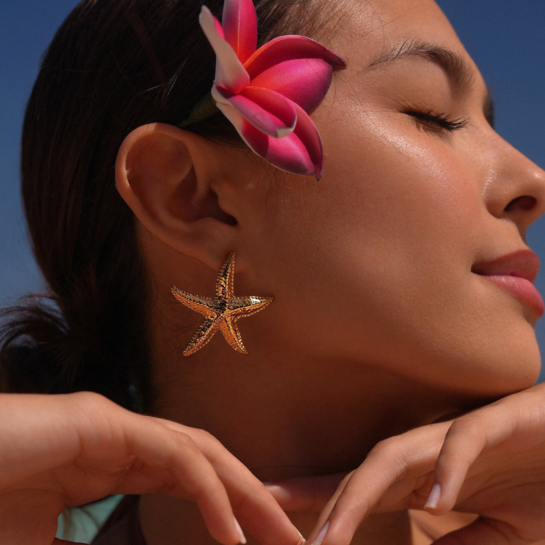 Boucles d'oreilles Étoile de mer