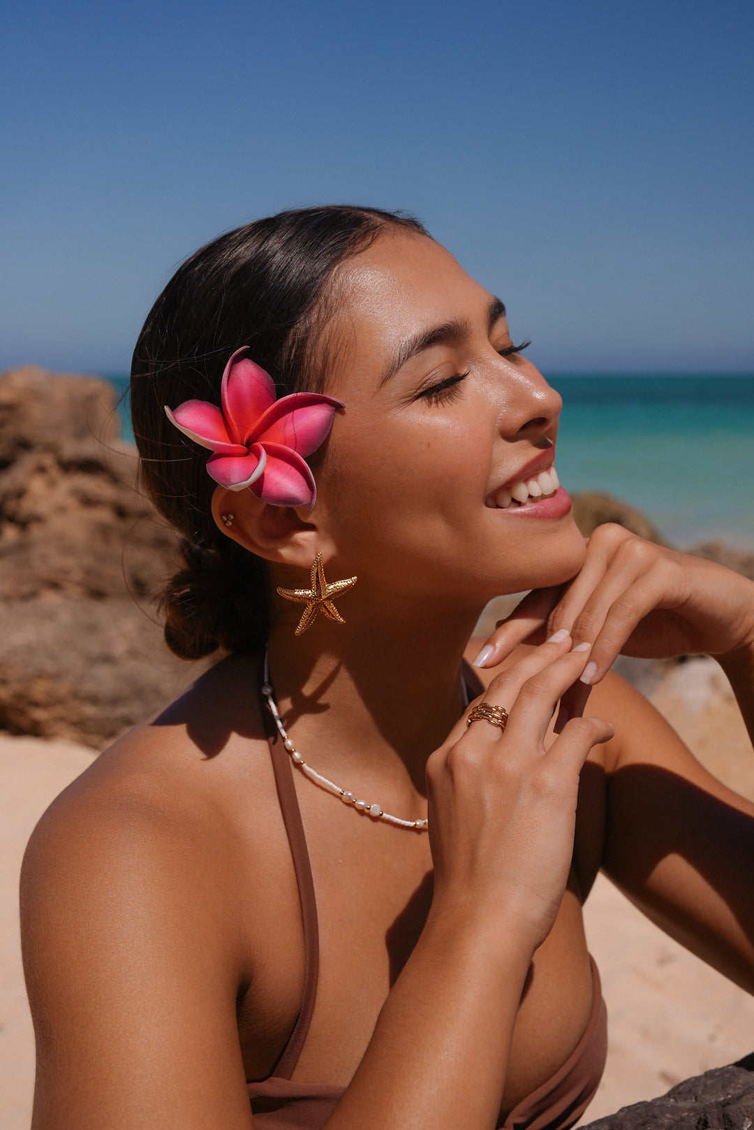 Boucles d'oreilles Étoile de mer