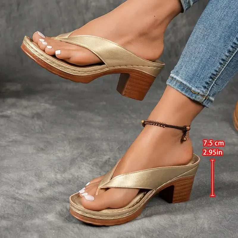 Ruth | Orthopedic Slippers with Heel