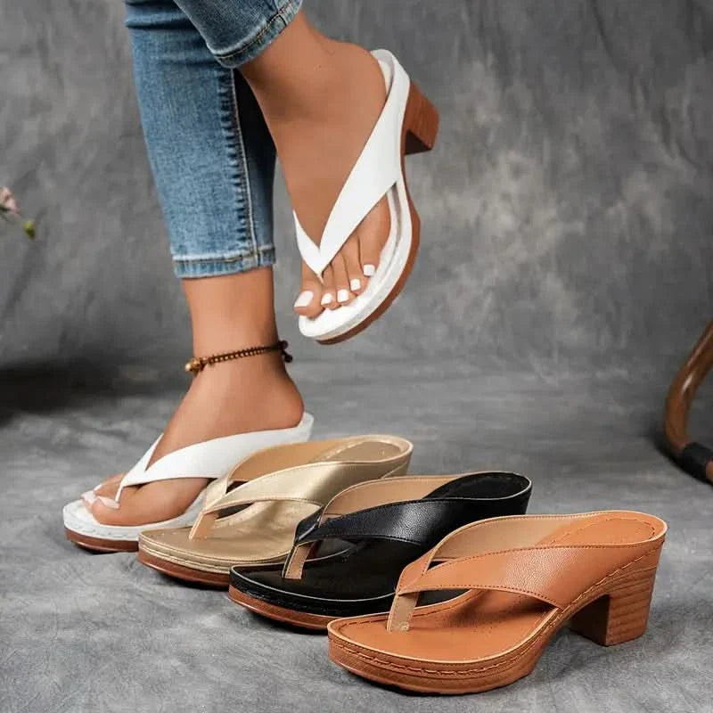 Ruth | Orthopedic Slippers with Heel