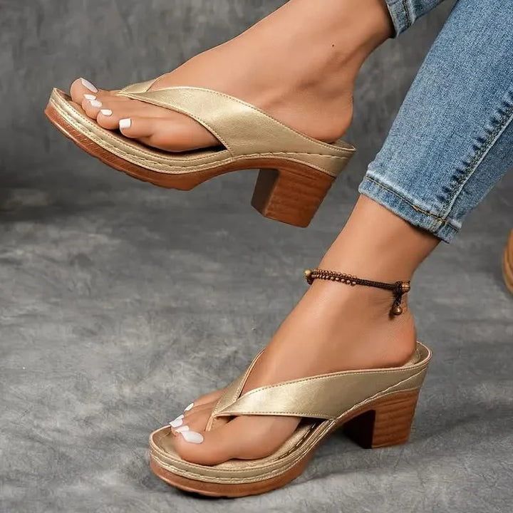 Ruth | Orthopedic Slippers with Heel